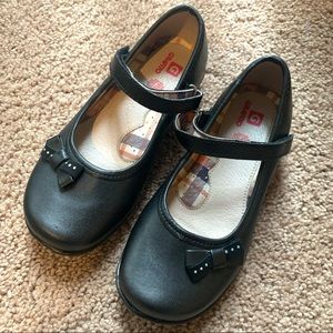 Grafito Leather kids  Mary Janes